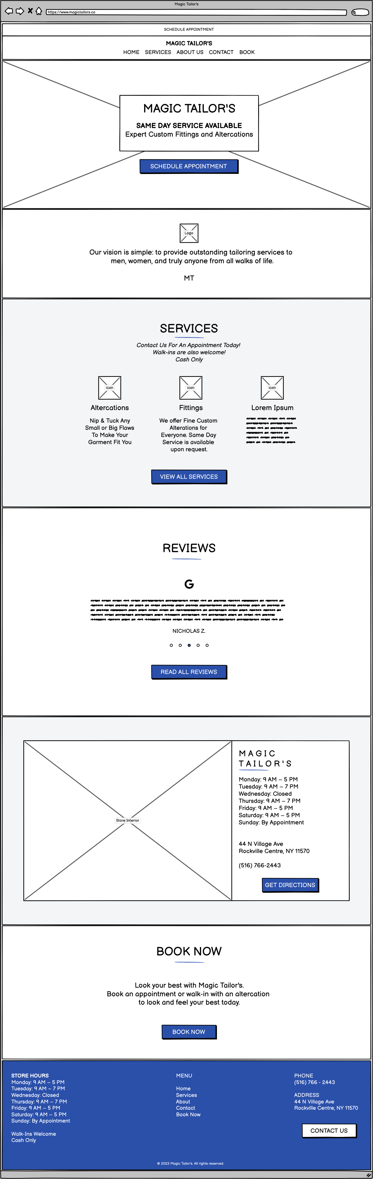 Magic Tailor's Home Page