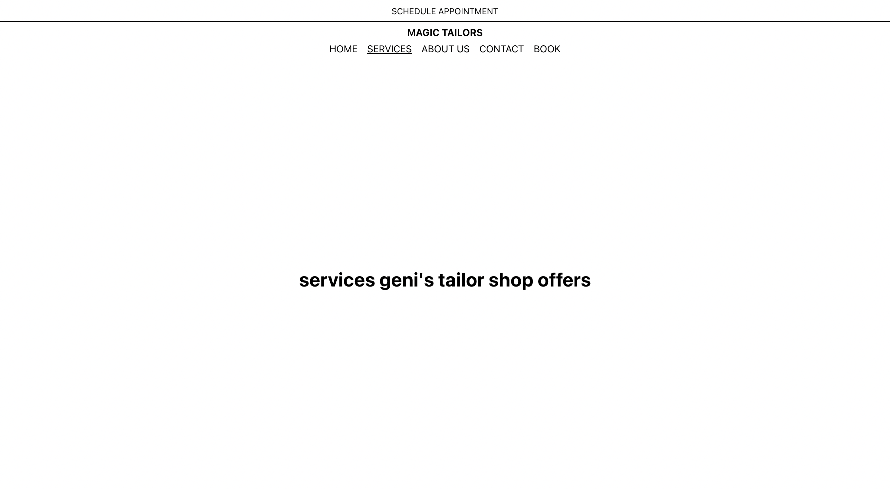 Services Page